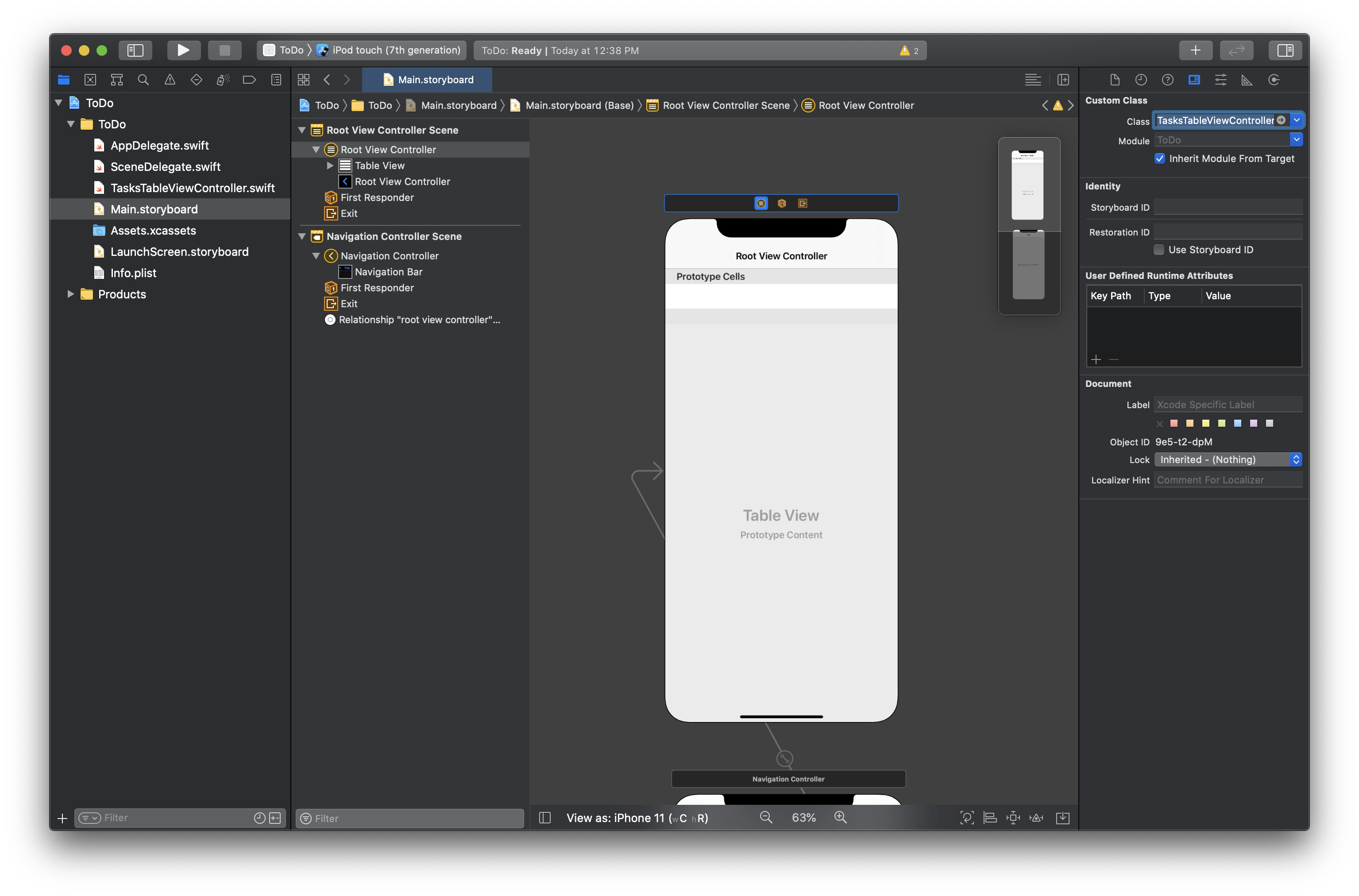 Configure Storyboard 3