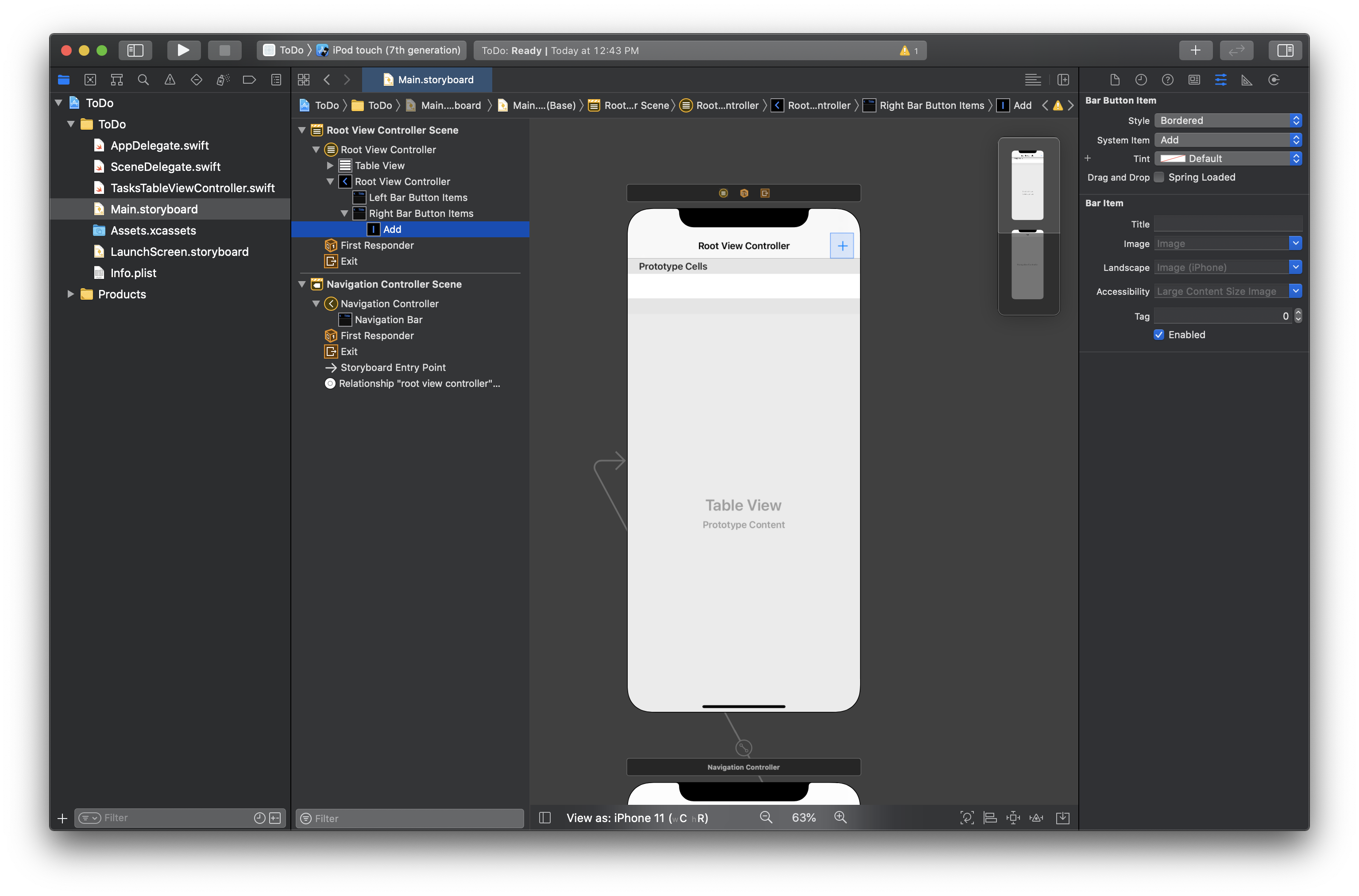 Configure Storyboard 5